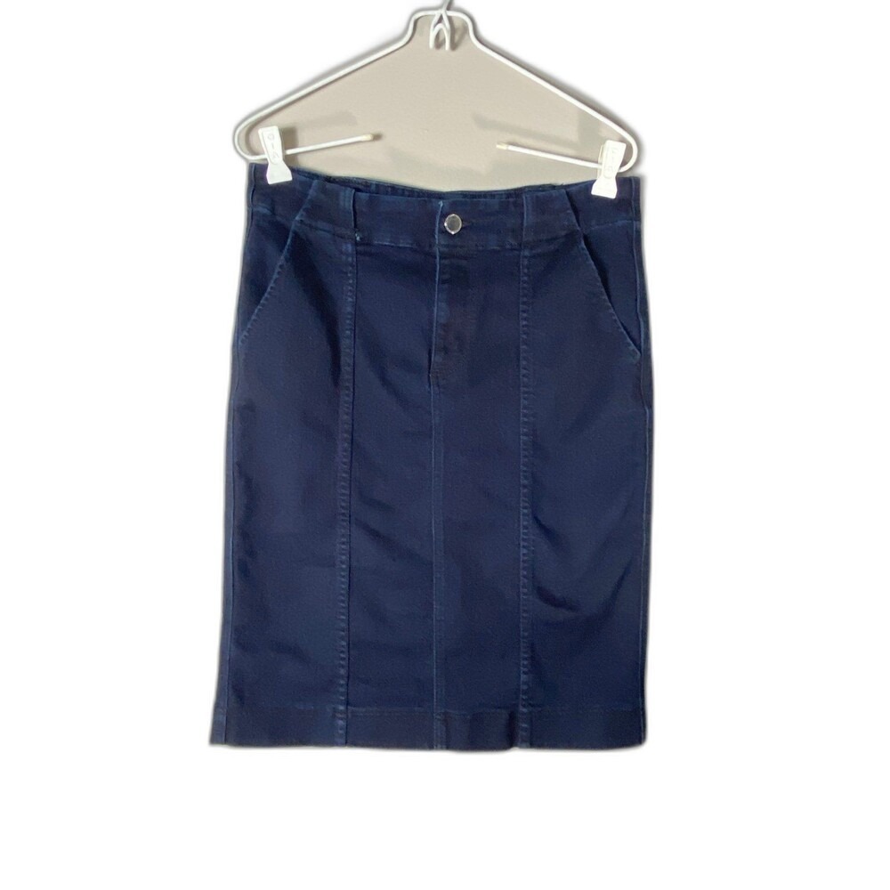 Lauren Jeans Co Ralph Lauren Dark Wash Denim Pencil Skirt Blue Size 4